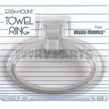 Towel Ring Magic Mounts (R) White