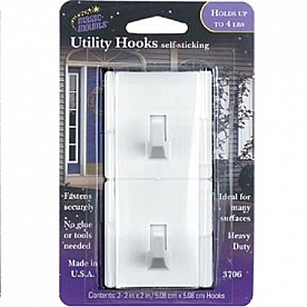 Magic Mounts Utility Hooks Magic Mounts (R)  White