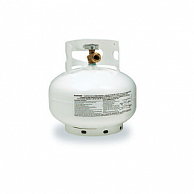 Manchester DOT Propane Portable Tank - 11 Pounds Capacity White