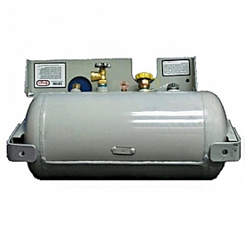 Manchester Propane ASME Permanent Mount Tank 25 Lb With Gauge - 6813
