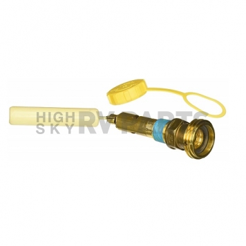 Manchester Propane Tank Valve - Fill Valve 1-3/4 inch ACME with Cap And Cap Strap