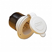 Marinco Round Receptacle 125 Volt/ 20 Amp White - 200BBIW.RV 