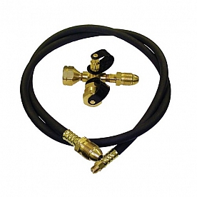 Marshall Excelsior Propane Adapter Fitting - Thermoplastic And Brass - MER472