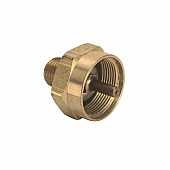 Marshall Excelsior Propane Adapter - Brass Female Threads  Male Threads - ME488