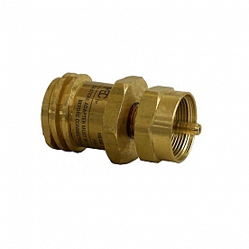 Marshall Excelsior Propane Adapter - Brass Female Threads  Female Prest-O-Lite (POL) - ME480P