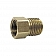 Marshall Excelsior Propane Adapter - Brass Female Inverted Flare  Male Threads - ME2132