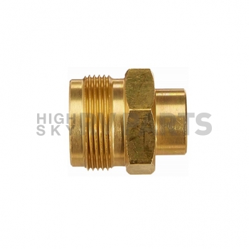 Marshall Excelsior Propane Adapter - Brass Female Threads  Male Threads - ME492