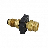 Marshall Excelsior Propane Adapter - Brass Male Prest-O-Lite (POL)  Male Threads - ME475P