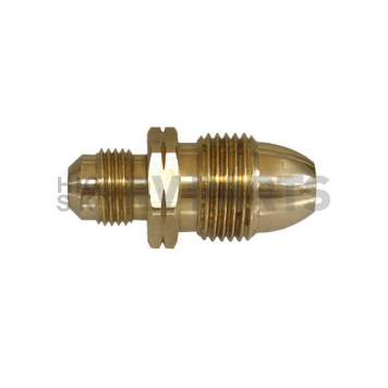 Marshall Excelsior Propane Adapter - Brass Male Prest-O-Lite (POL)  Male Inverted Flare - ME353