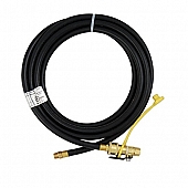 Marshall Excelsior Propane Hose 1/4 inch MNPT x Quick Disconnect 1/4 inch FNPT - 72 inch