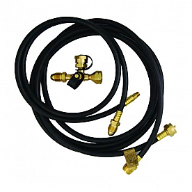 Marshall Excelsior Propane Adapter Fitting - Thermoplastic And Brass - MER473