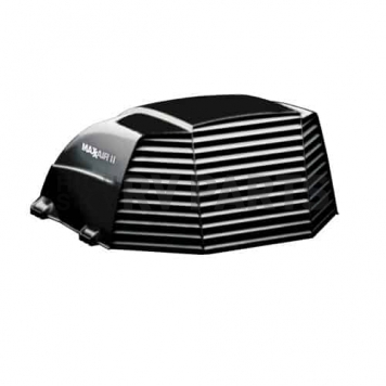 Maxxair II Roof Vent Cover Vented On Three Sides Polyethylene Black - 00-933075