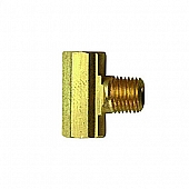 MB Sturgis Propane Adapter Fitting 1/4 inch x 1/4 inch x 1/4 inch Male NPT - Brass