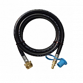MB Sturgis Propane Hose #600 Male Swivel x 1/4 inch Male Quick Disconnect Plug - 48 inch