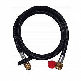Marshall Excelsior Propane Hose Male POL with Handwheel x 1 inch-20 Male Swivel - 144 inch