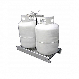 MOR/ryde Propane Tank Rack for Two 12 inch Diameter Tanks