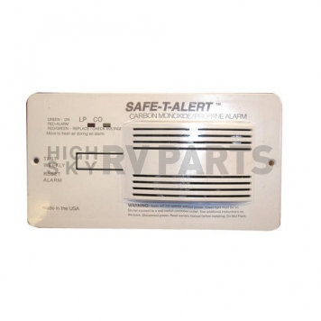 Safe-T-Alert Carbon Monoxide Detector - Flush Mount White - 70-742-P-WT