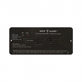 Safe-T-Alert Carbon Monoxide Detector - Flush Mount Black - 35-742-BL