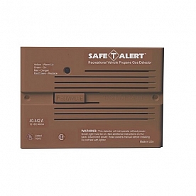Safe-T-Alert Propane Leak Detector 40 Series - Flush Mount Brown 40-442-P-BR 