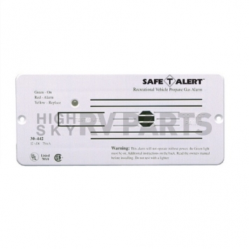 Safe-T-Alert Propane Leak Detector Flush Mount 30 Series - White 30-442-P-WT 