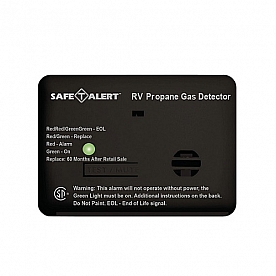 Safe-T-Alert Propane Leak Detector Surface Mount 20 Series - Black 20-441-P-BL 