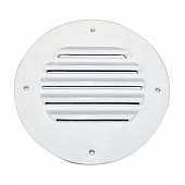 MTS Products - Round RV Battery Box Vent, Colonial White