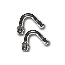 Pacific Dualies Valve Stem Extension Stainless Steel 135 Degree, Set of 2