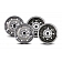Pacific Dualies Wheel Simulator - Stainless Steel Front And Rear - Set Of 4 - 34-1608A