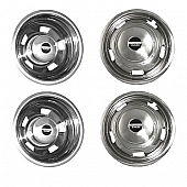 Pacific Dualies Wheel Simulator - Stainless Steel Front And Rear - Set Of 4 - 44-1708