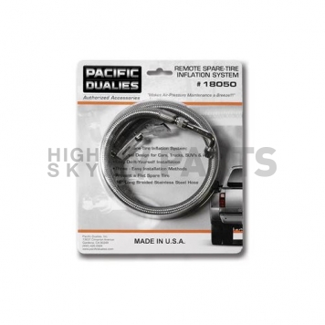 Pacific Dualies Spare Tire Inflation Kit 36 inch Long Stainless Steel