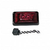 Peterson Clearance Side Marker Light LED with Red Lens