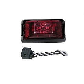 Peterson Clearance Side Marker Light LED with Red Lens