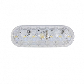 Peterson Mfg. Back Up Light LED Clear Oval Shape
