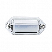 Peterson Mfg. Courtesy Light Clear Incandescent with Chrome Plated Housing