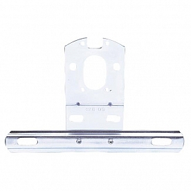 Peterson Mfg. License Plate Bracket Silver - Zink Plated Steel - V428-09