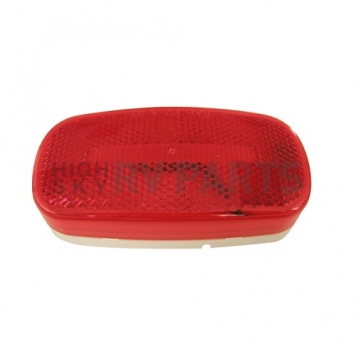 Peterson Mfg. Side Marker Clearance Light LED Oval - with Red Lens - V180R