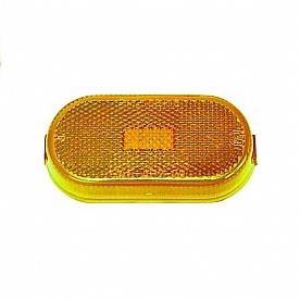 Peterson Mfg. Side Marker Clearance Light Oval - Incandescent Amber Lens - V108WA