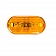 Peterson Mfg. Side Marker Clearance Light Oval - Incandescent Amber Lens - V135A