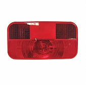 Peterson Mfg. Trailer Light Lens Rectangular Red for 25921