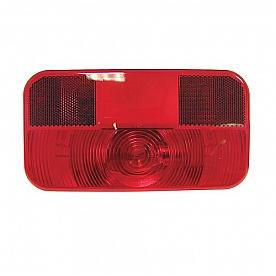 Peterson Mfg. Trailer Light Lens Rectangular Red for 25921