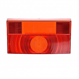 Peterson Mfg. Trailer Light Lens Rectangular Red for 25922