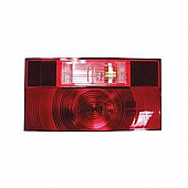 Peterson Mfg. Trailer Stop/ Turn/ Backup/ Tail Light Incandescent Rectangular Red