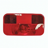 Peterson Mfg. Trailer Stop/ Turn/ Tail/ License Light Incandescent Rectangular Red - V25921