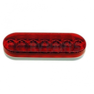 Peterson Mfg. Trailer Stop/ Turn/ Tail Light 7 LED Oval Shape Red