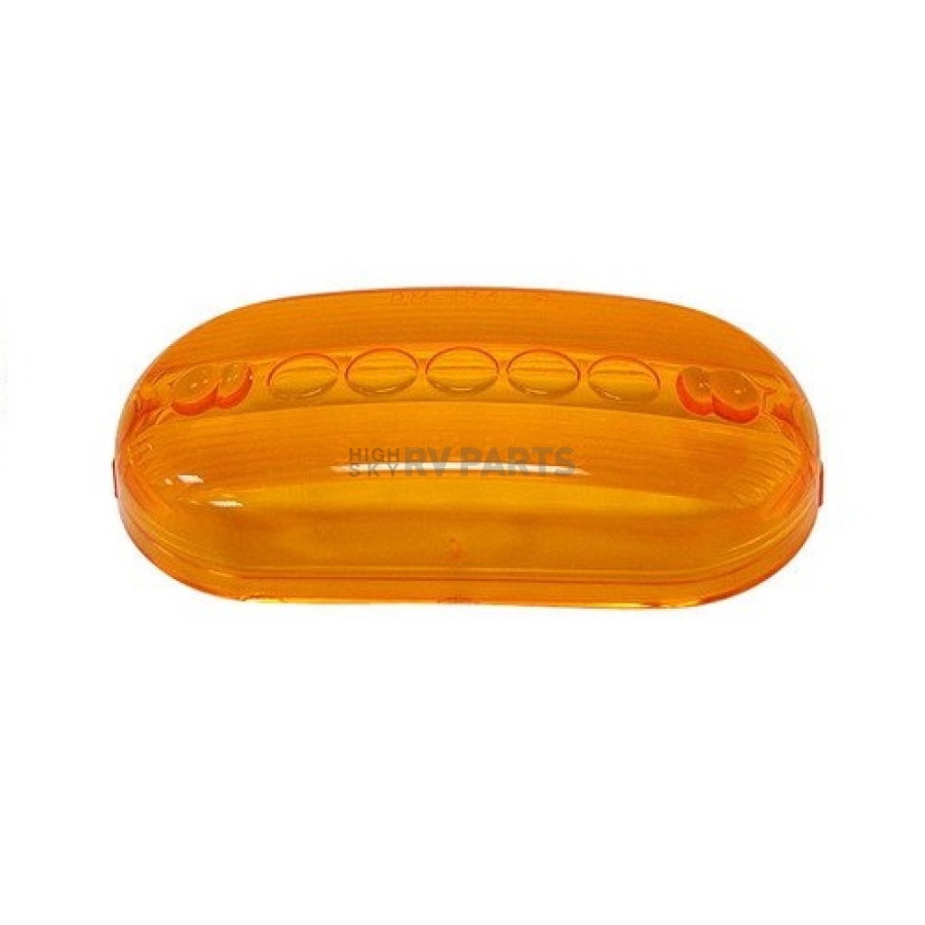thumbnail image 2 of Amber Light Lens Peterson 10015A Amber Replacement Lens - Vehicle Light Cover Peterson Lens 2 of 12