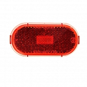 Peterson Mfg. Turn Signal-Parking-Side Marker Light Oval Red Lens - 108-15R
