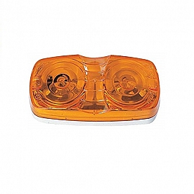 Peterson Mfg. Side Marker Light Amber Lens Without Trim
