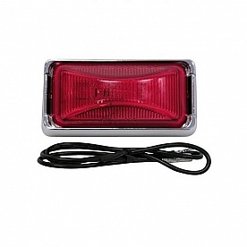 Peterson Mfg. Side Marker Light PC-Rated Clearance Red Lens - V150KR