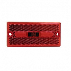 Peterson Mfg. Side Marker Light Rectangular Red Lens Without Trim