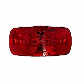 Peterson Mfg. Side Marker Light Red - 4 inch x 2 inch Incandescent - V138R